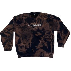 Crewneck YSL logo sweatshirt